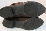 Lower East Side Brown Suede Faux Leather Boot