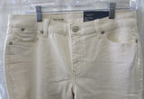Talbots Flawless Slim Ankle Off-White Jeans - Petite
