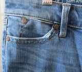 Talbots Flawless Slim Ankle Jeans Washed out Denim - Petite