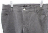 Talbots Dark Gray Slim Ankle Linen Dress Pants - Petite