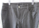 Talbots Dark Gray Slim Ankle Linen Dress Pants - Petite