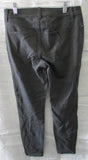 Talbots Dark Gray Slim Ankle Linen Dress Pants - Petite