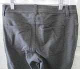 Talbots Dark Gray Slim Ankle Linen Dress Pants - Petite