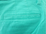Talbots Green Girlfriend Chino 6" Linen Shorts - Petite