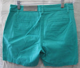 Talbots Green Girlfriend Chino 6" Linen Shorts - Petite