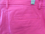 Talbots Pink Girlfriend Chino 6" Linen Shorts - Petite