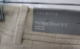 Talbots Tan 9.5" Perfect Linen Short - Petite