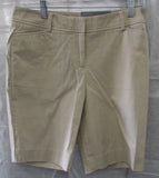 Talbots Tan 9.5" Perfect Linen Short - Petite