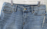 Talbots Flawless Faded Blue Denim 7.5" Girlfriend Short  - Petite