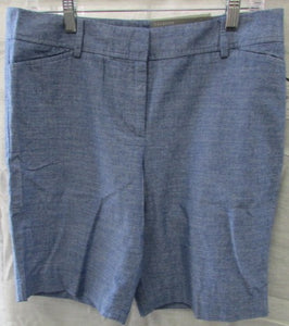 Talbots Blue 9.5" Perfect Linen Short - Petite