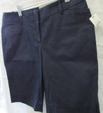 Talbots Navy Blue 9.5" Perfect Linen Short - Petite