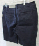 Talbots Navy Blue 9.5" Perfect Linen Short - Petite