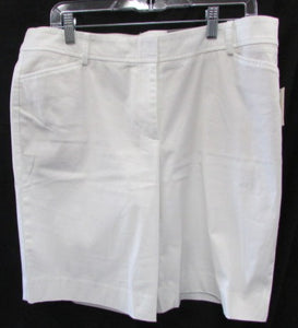 Talbots White 9.5" Perfect Linen Short - Petite