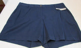 Talbots Navy Blue Girlfriend Chino 6" Linen Shorts - Petite