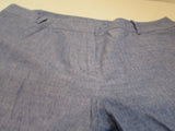 Talbots Blue 9.5" Perfect Linen Short - Petite