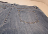 Talbots Flawless Faded Blue Denim 7.5" Girlfriend Short  - Petite