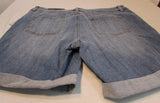 Talbots Flawless Faded Blue Denim 7.5" Girlfriend Short  - Petite