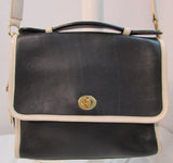Coach Rare Vintage Willis Navy Blue Crossbody Messenger Bag