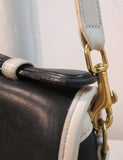 Coach Rare Vintage Willis Navy Blue Crossbody Messenger Bag