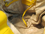 Michael Kors Large Mustard Yellow Braided Grommet Bag