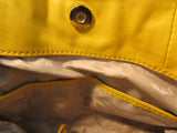 Michael Kors Large Mustard Yellow Braided Grommet Bag