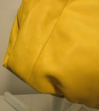 Michael Kors Large Mustard Yellow Braided Grommet Bag