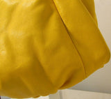 Michael Kors Large Mustard Yellow Braided Grommet Bag