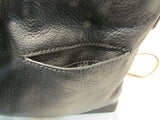 Isaac Mizrahi New York Black Leather Crossbody Purse