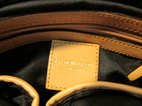 Isaac Mizrahi New York Black Leather Crossbody Purse