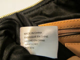 Isaac Mizrahi New York Black Leather Crossbody Purse