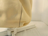 Aimee Kestenberg Cream Pebble Leather Satchel