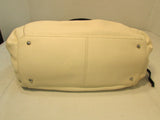 Aimee Kestenberg Cream Pebble Leather Satchel