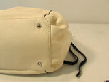 Aimee Kestenberg Cream Pebble Leather Satchel