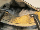 Aimee Kestenberg Cream Pebble Leather Satchel