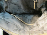 Aimee Kestenberg Cream Pebble Leather Satchel