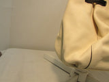 Aimee Kestenberg Cream Pebble Leather Satchel