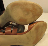 Michael Kors Brown Leather Heels