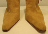 Antonio Melani Tan Suede Ankle Boots