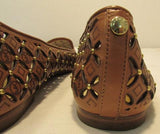 Michaels Kors Brown Leather Flats