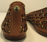Michaels Kors Brown Leather Flats