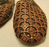Michaels Kors Brown Leather Flats