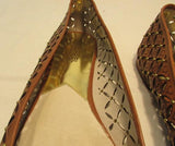 Michaels Kors Brown Leather Flats