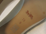 Coach Lauri Chalk/Beechwood Leather Kitten Heel Pump