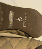 Amalfi by Rangoni Mimi Ballet Flats 2 Tone Quilted Leather