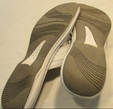 Clarks Cloudsteppers Breeze Sea White Flip Flops