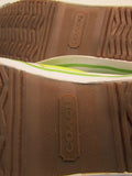 Coach Cady Off-White and Green Sneakers