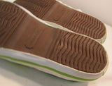 Coach Cady Off-White and Green Sneakers