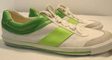 Coach Cady Off-White and Green Sneakers