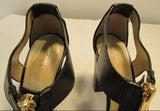 Michael Kors Black Berkley T-Strap Platform Heels