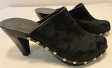 Coach Black on Black Felicity Clogs